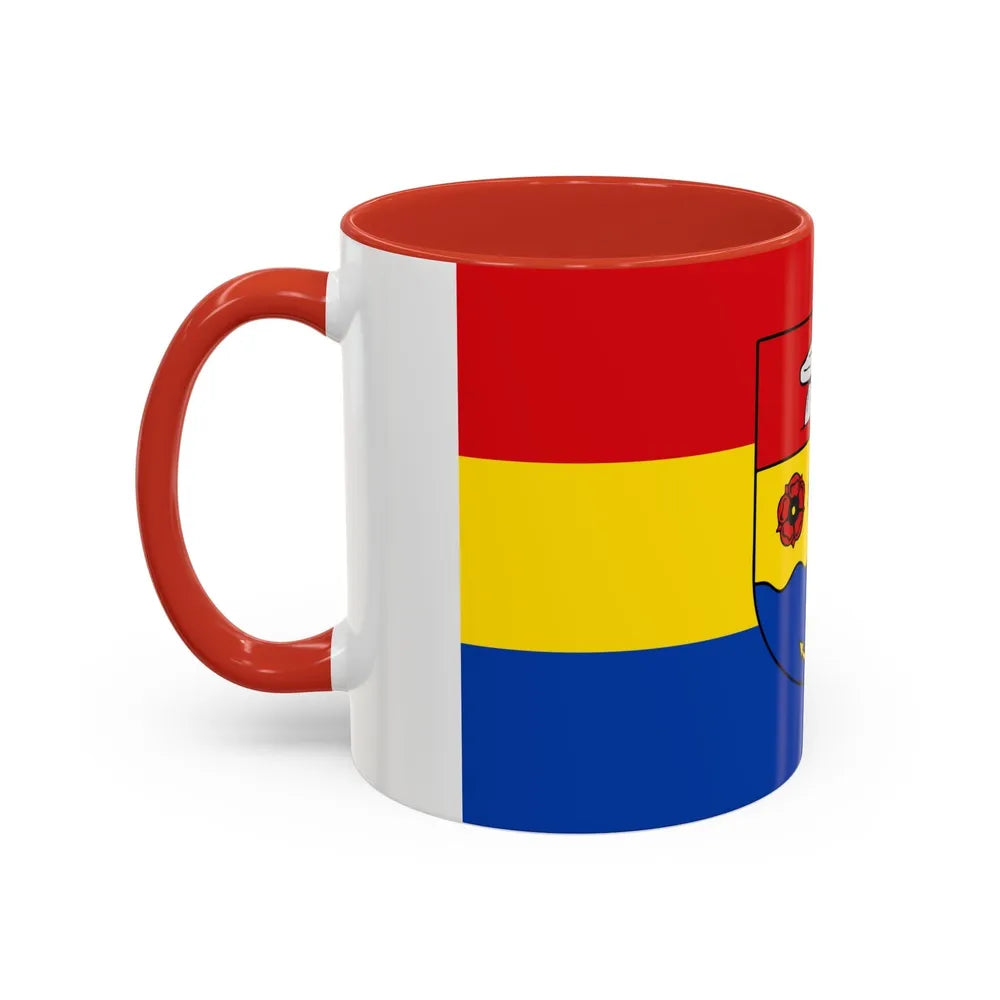 Flag of Emsland Germany - Accent Coffee Mug-Go Mug Yourself