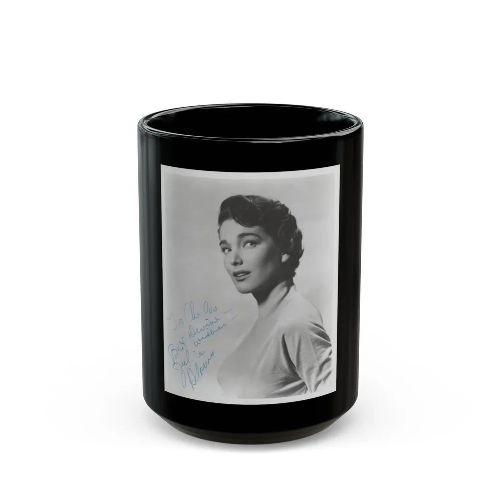 Julia Adams #47 1 (Vintage Female Icon) Black Coffee Mug-15oz-Go Mug Yourself