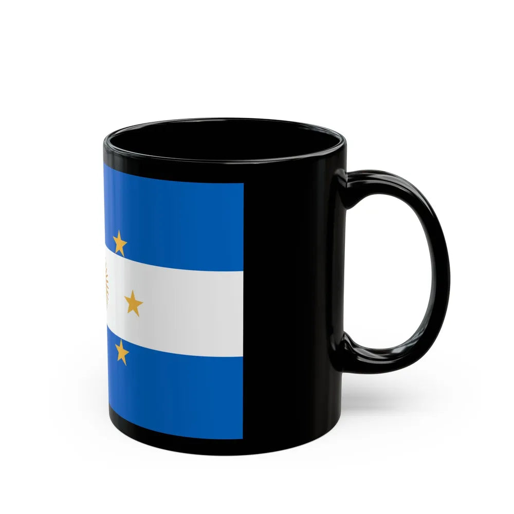 Navy Jack of Argentina 1818 - Black Coffee Mug-Go Mug Yourself