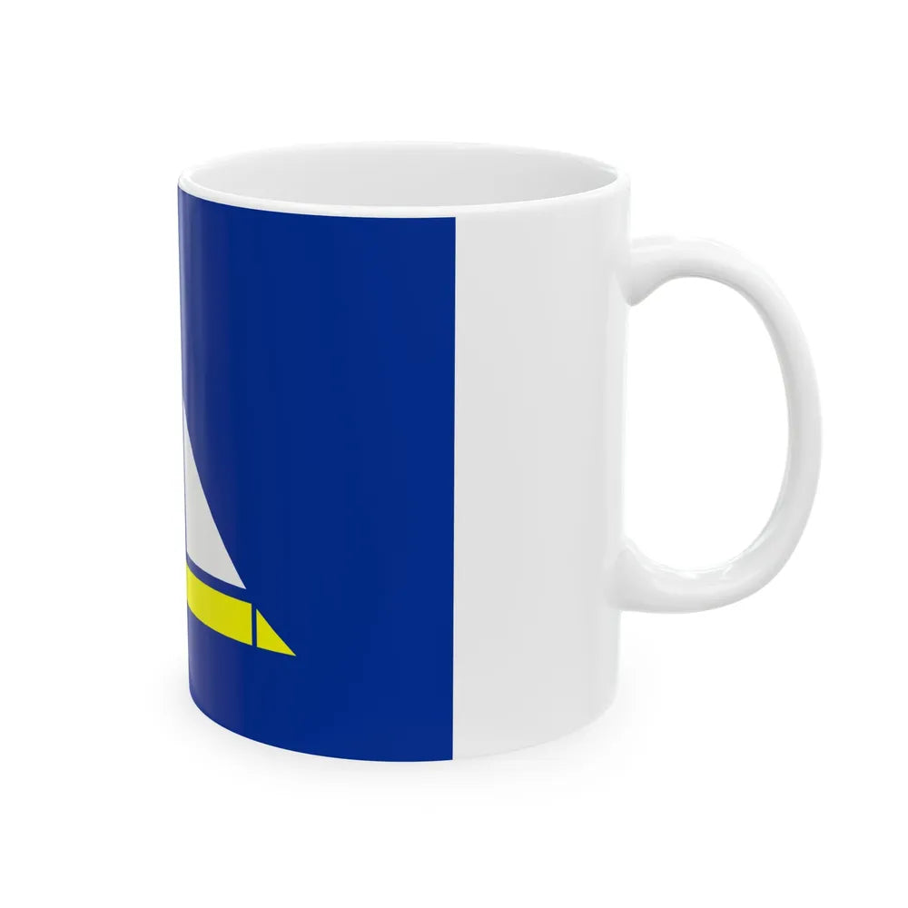 Flag of the Damietta Governorate Egypt - White Coffee Mug-Go Mug Yourself