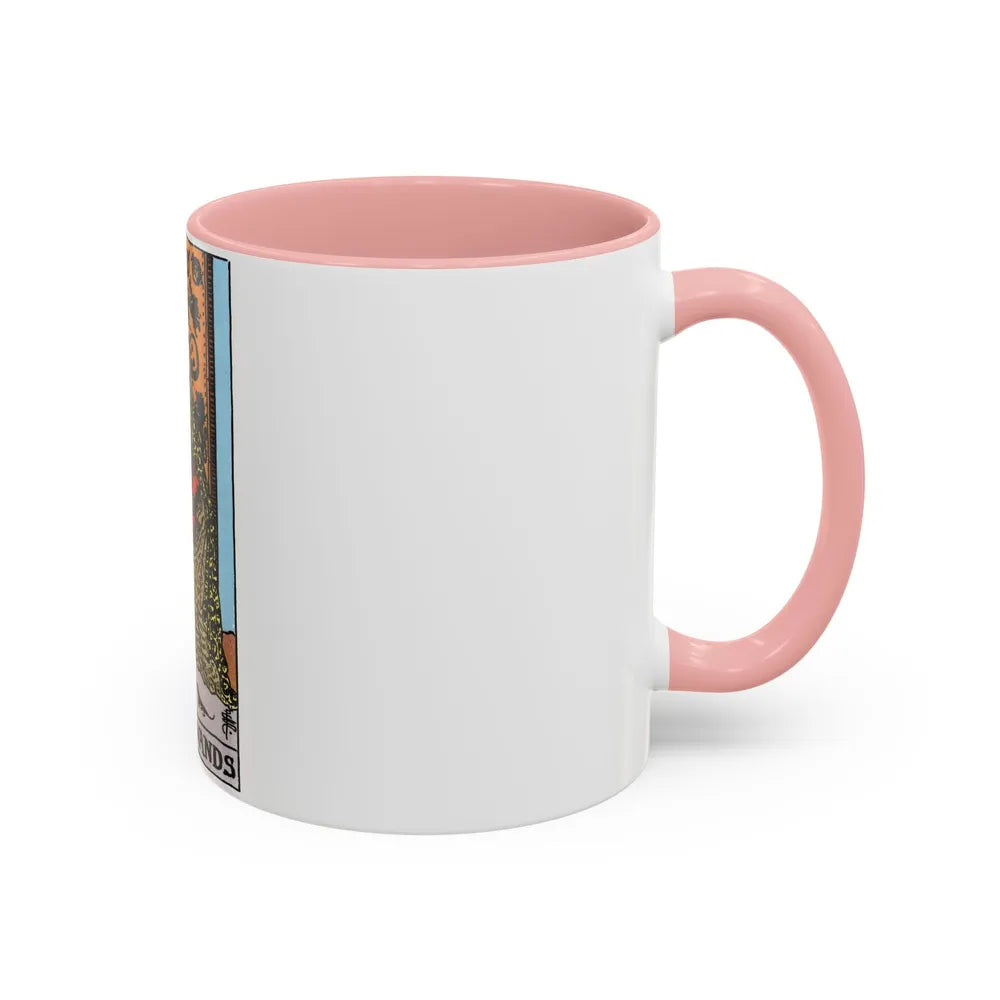 The King of Wands (Tarot Card) Accent Coffee Mug-Go Mug Yourself