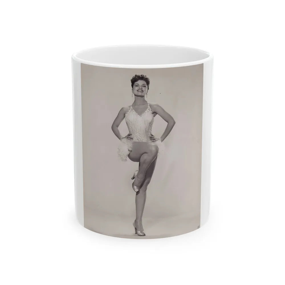 Debra Paget #620 (Vintage Female Icon) White Coffee Mug-11oz-Go Mug Yourself