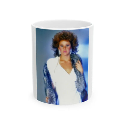 Linda Blair #257 (Vintage Female Icon) White Coffee Mug-11oz-Go Mug Yourself