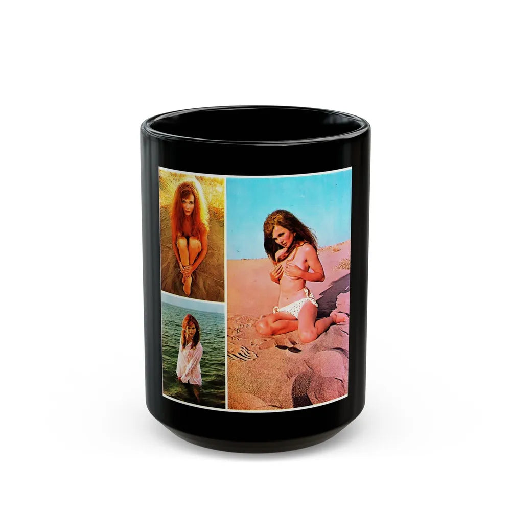 Gila Golan #127 (Vintage Female Icon) Black Coffee Mug-15oz-Go Mug Yourself