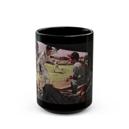 Dugout Rebel, The American Magazine, September 1951 - Black Coffee Mug-15oz-Go Mug Yourself