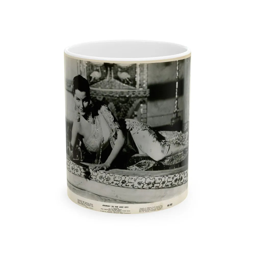 Debra Paget #420 (Vintage Female Icon) White Coffee Mug-11oz-Go Mug Yourself