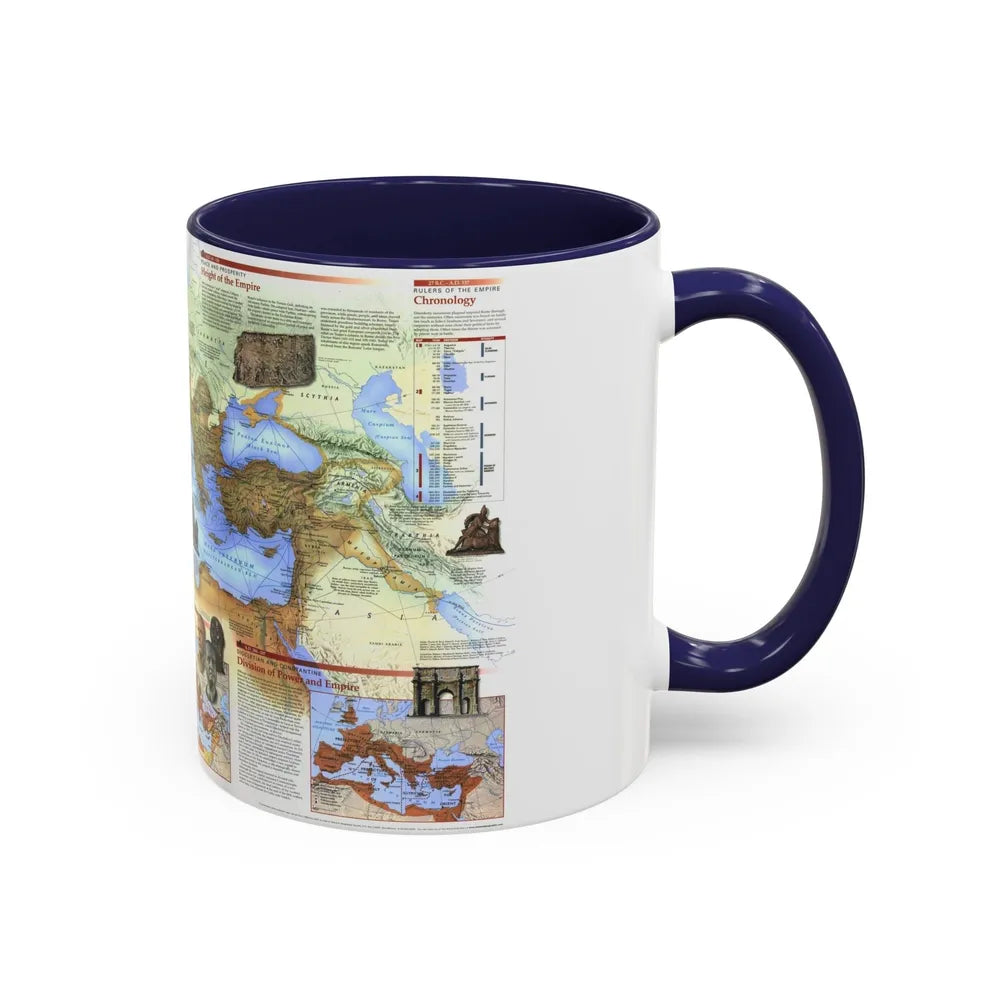 Roman Empire (1997) (Map) Accent Coffee Mug-Go Mug Yourself