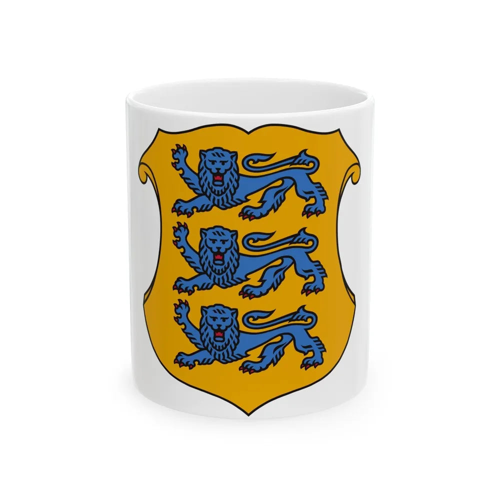 Coat of arms of Estonia 2 - White Coffee Mug-11oz-Go Mug Yourself