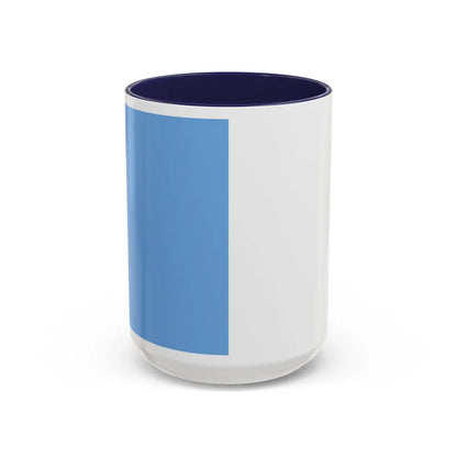 First Flag of Argentina - Accent Coffee Mug-15oz-Navy-Go Mug Yourself