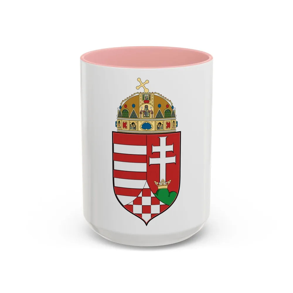 Hungary Country History (1916) - Accent Coffee Mug-15oz-Pink-Go Mug Yourself