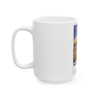 Soviet Era Poster 585 - White Coffee Mug-Go Mug Yourself