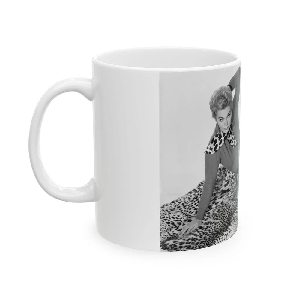 Kim Novak #297 (Vintage Female Icon) White Coffee Mug-Go Mug Yourself