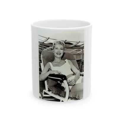 Lori Nelson #198 (Vintage Female Icon) White Coffee Mug-11oz-Go Mug Yourself