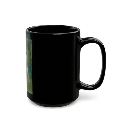 Blonde in the Reeds - Black Coffee Mug-Go Mug Yourself