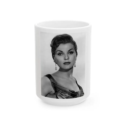 Debra Paget #400 (Vintage Female Icon) White Coffee Mug-15oz-Go Mug Yourself