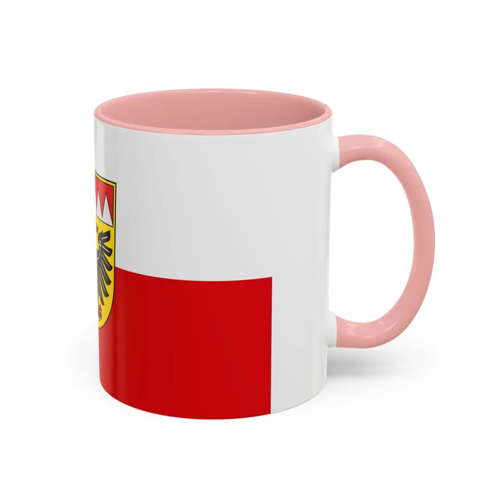 Flag of Ansbach Germany - Accent Coffee Mug-Go Mug Yourself