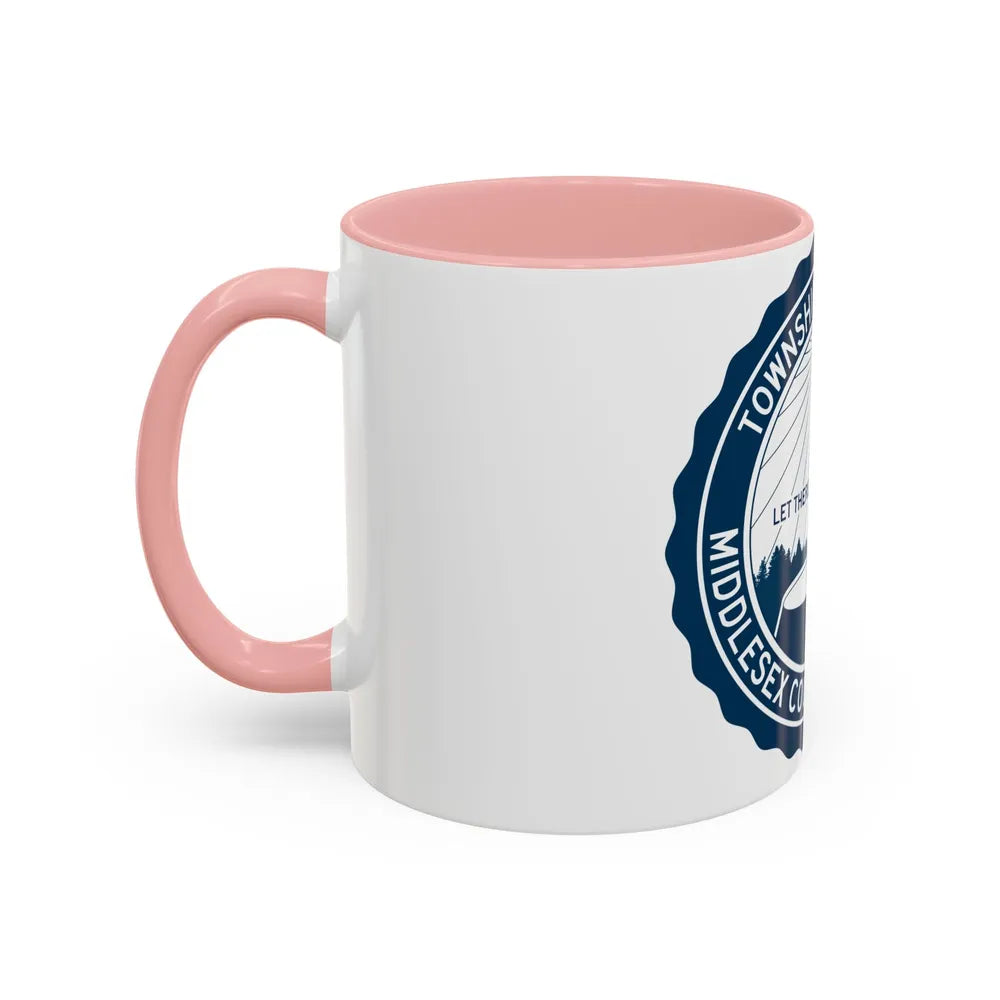 Seal of Edison NJ - Accent Coffee Mug-Go Mug Yourself