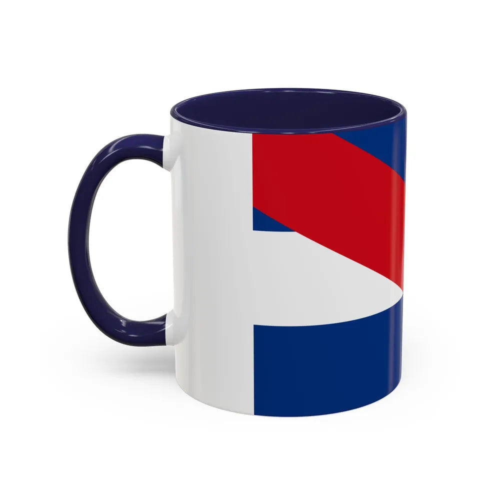 Flag of Federalist Party - Accent Coffee Mug-Go Mug Yourself