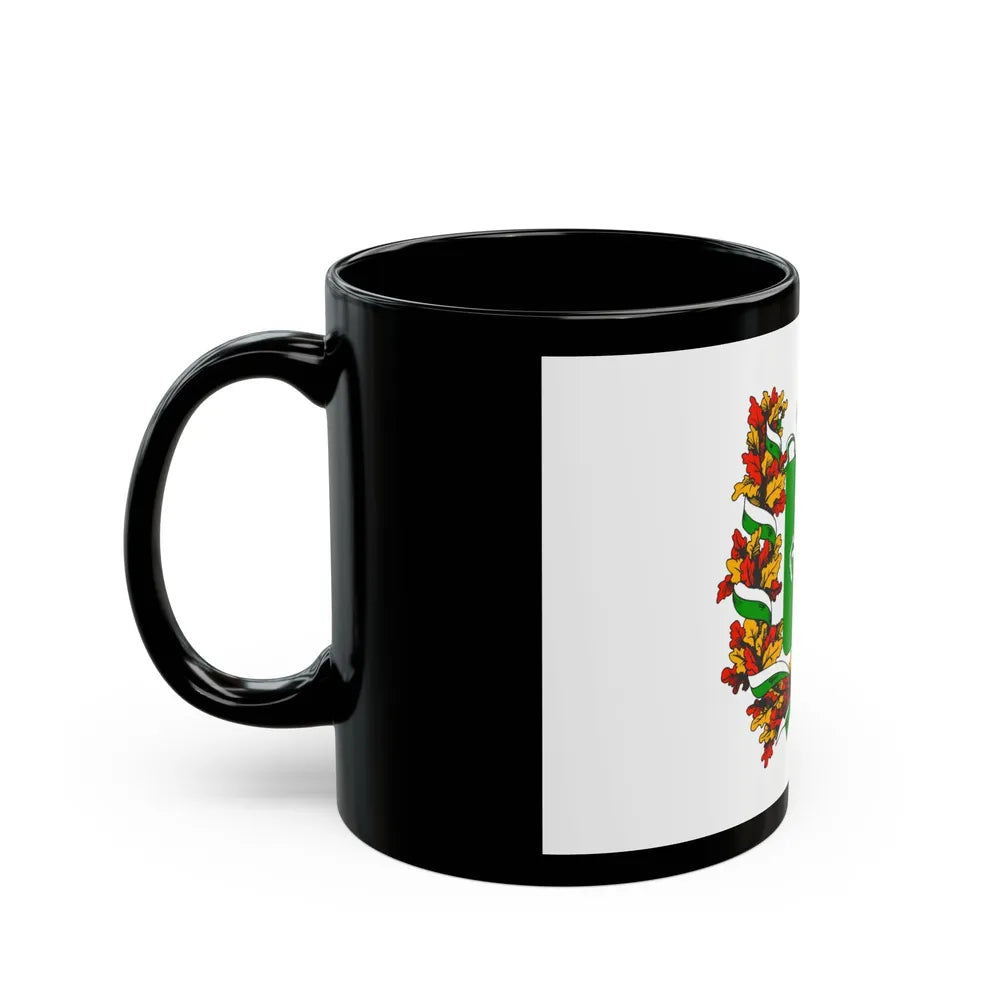 Flag of Tomsk Oblast Russia - Black Coffee Mug-Go Mug Yourself