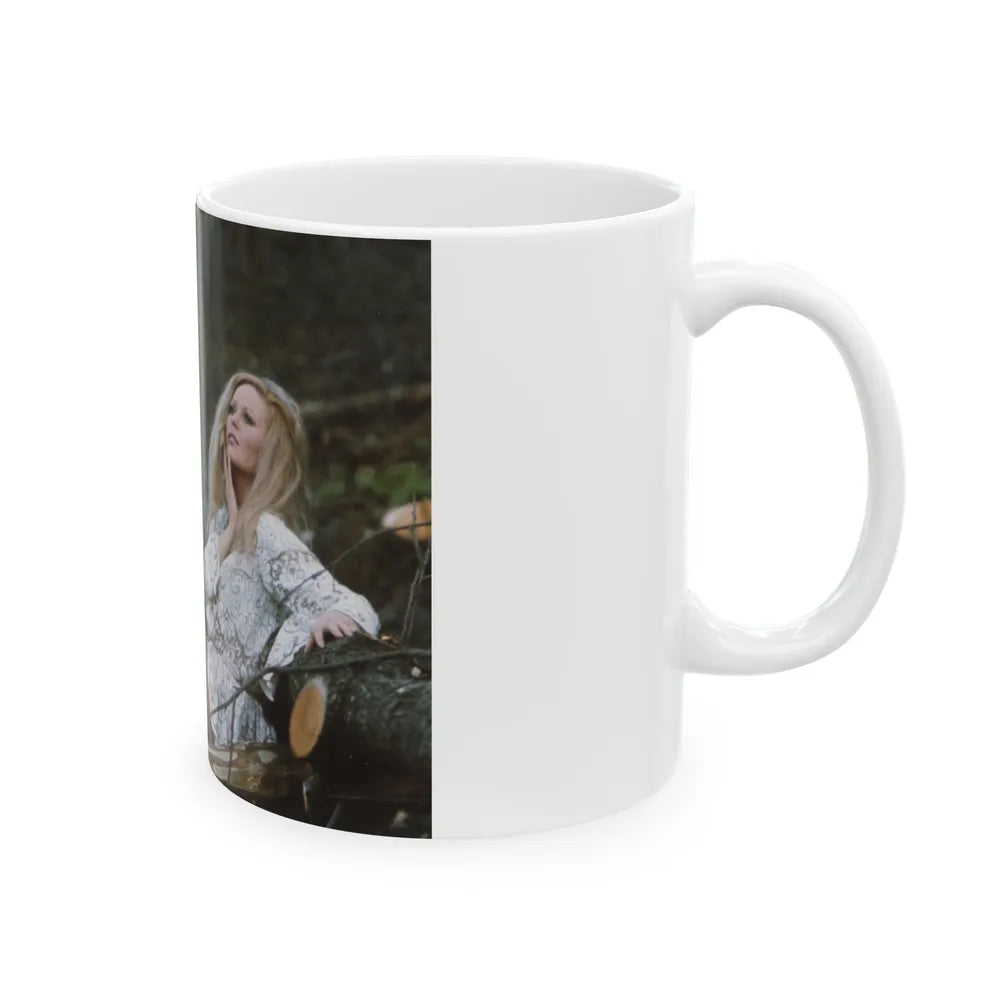 Veronica Carlson #89 (Vintage Female Icon) White Coffee Mug-Go Mug Yourself