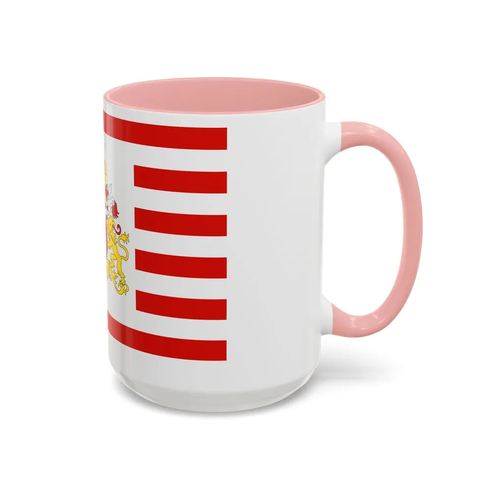 Flag of Bremen with flag arms Germany - Accent Coffee Mug-Go Mug Yourself