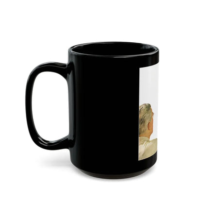 Doctor, I'd Like to Know, McCall's, January 1952 - Black Coffee Mug-Go Mug Yourself