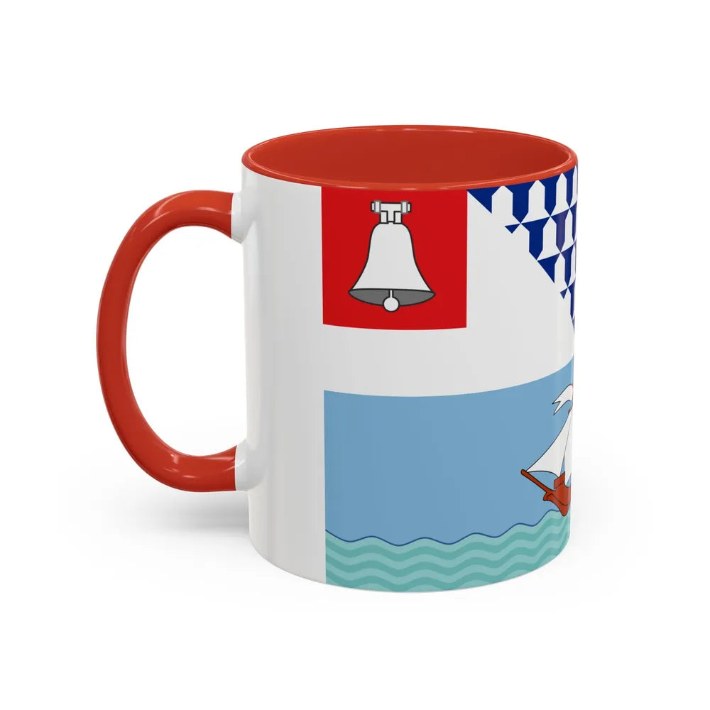 Flag of Belfast Ireland - Accent Coffee Mug-Go Mug Yourself