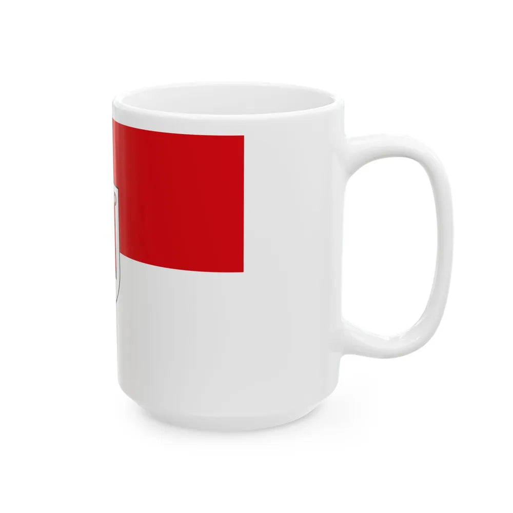 Flag of Vorarlberg Austria - White Coffee Mug-Go Mug Yourself