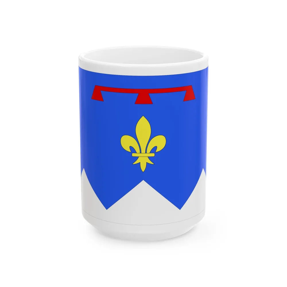 Flag of Alpes de Haute Provence France 2 - White Coffee Mug-15oz-Go Mug Yourself