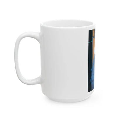 Blue Indigo - White Coffee Mug-Go Mug Yourself