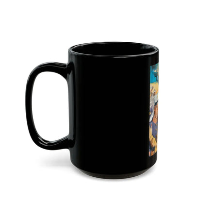 Foreign Territory, movie poster preliminary art - Black Coffee Mug-Go Mug Yourself