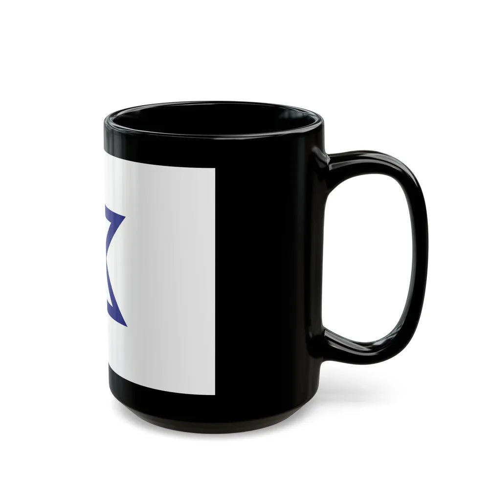 Flag of Toyohashi Aichi Japan - Black Coffee Mug-Go Mug Yourself