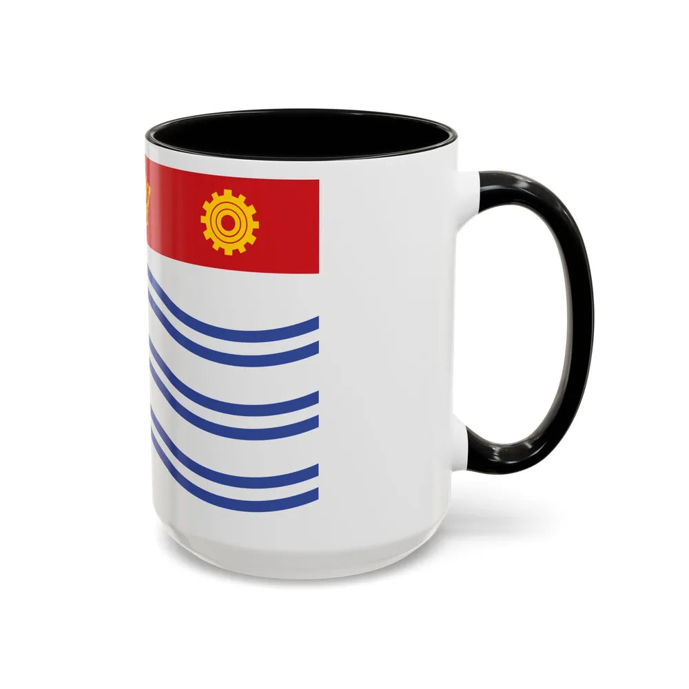 Flag of Barrie Canada - Accent Coffee Mug-Go Mug Yourself