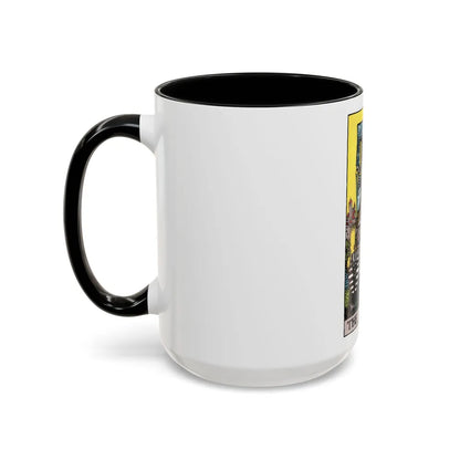 The Chariot (Tarot Card) Accent Coffee Mug-Go Mug Yourself