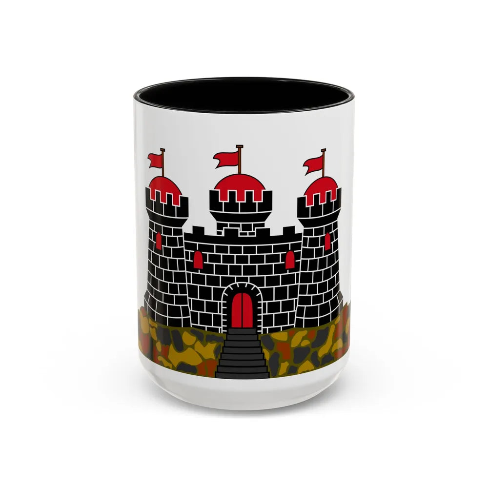 Flag of Edinburgh UK - Accent Coffee Mug-15oz-Black-Go Mug Yourself