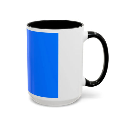 Flag of Brescia Italy - Accent Coffee Mug-Go Mug Yourself