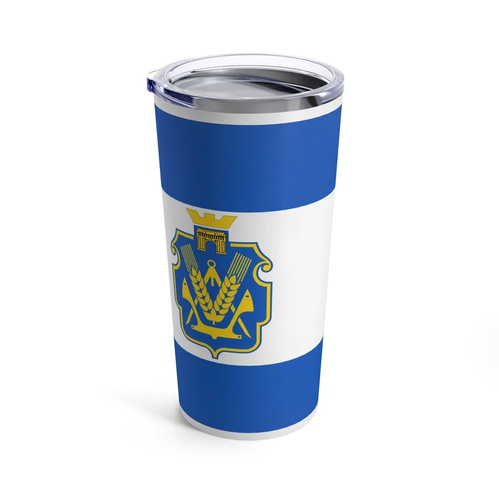 Flag of Kherson Oblast Ukraine - Tumbler 20oz-Go Mug Yourself