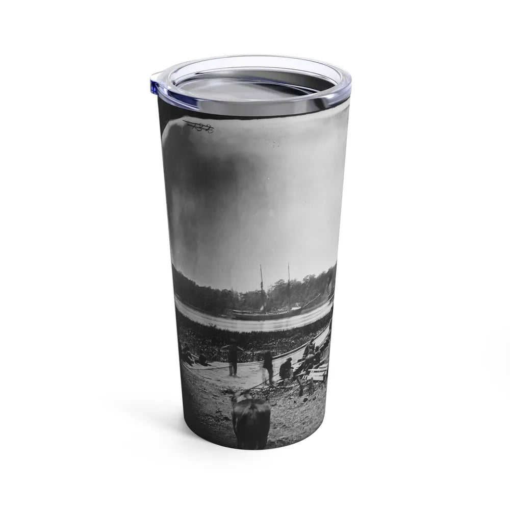 James River, Va. Pontoon Bridge (U.S. Civil War) Tumbler 20oz-Go Mug Yourself