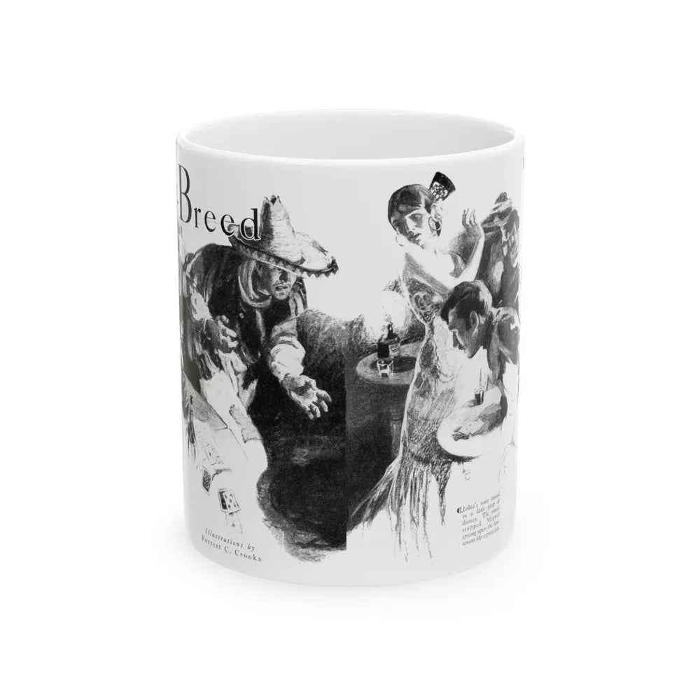 Half-Breed (1), Cosmopolitan, December 1929 - White Coffee Mug-11oz-Go Mug Yourself