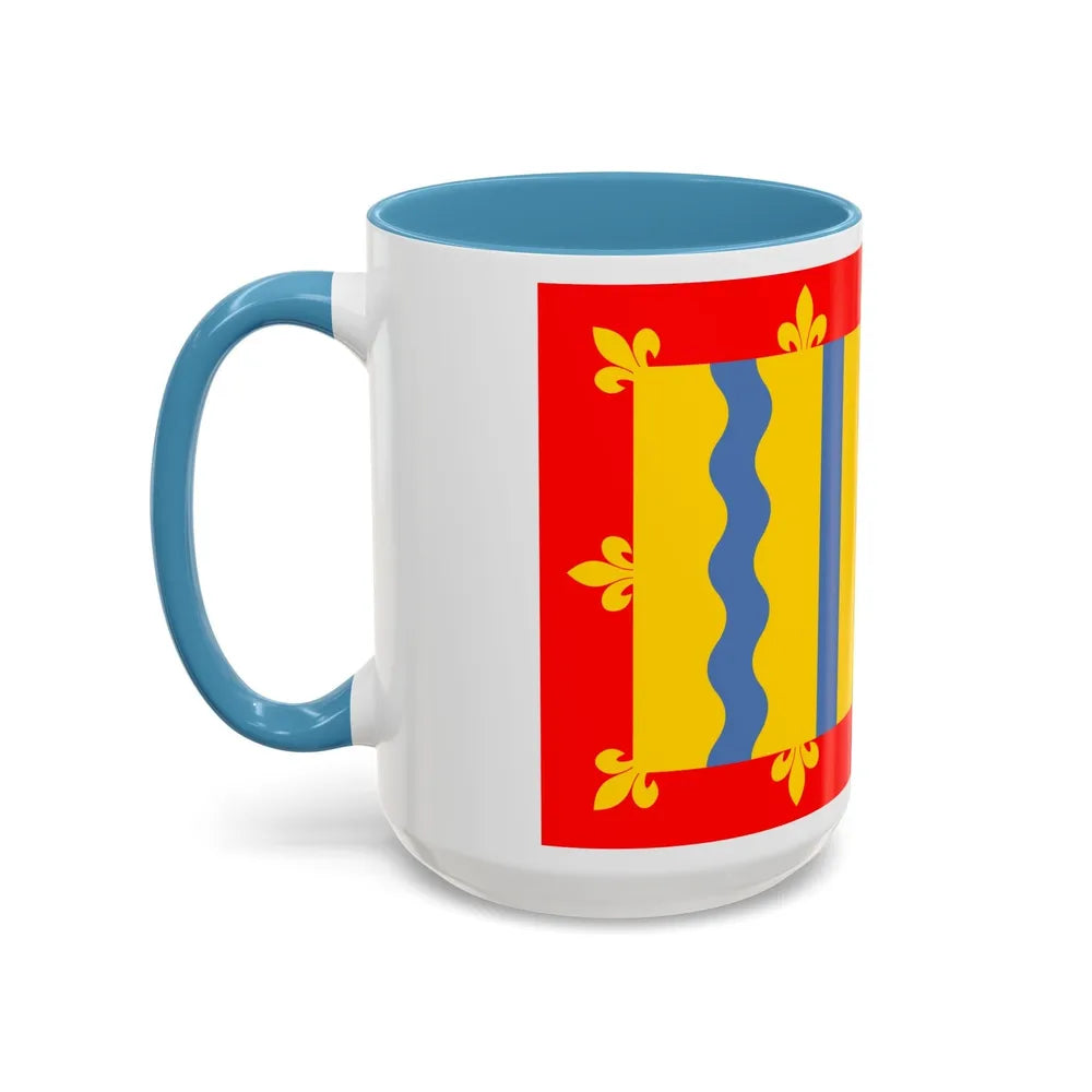 Flag of Cambridgeshire UK - Accent Coffee Mug-Go Mug Yourself