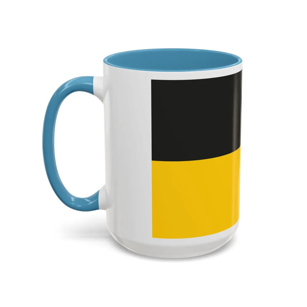 Flag of Gera Germany - Accent Coffee Mug-Go Mug Yourself