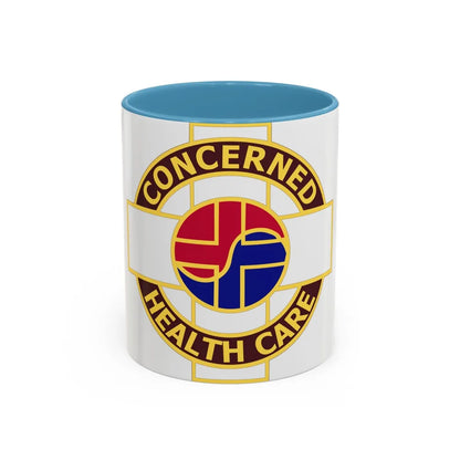 Medical Command Korea (U.S. Army) Accent Coffee Mug-11oz-Light Blue-Go Mug Yourself