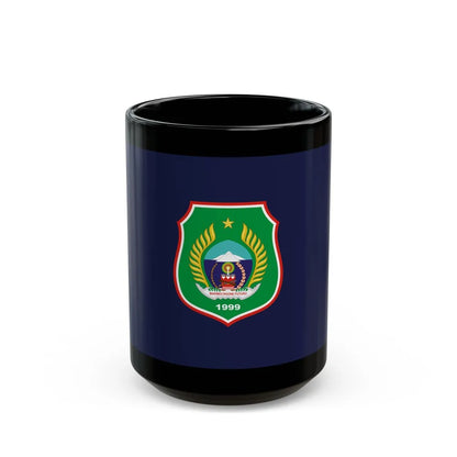 Flag of North Maluku Indonesia - Black Coffee Mug-15oz-Go Mug Yourself