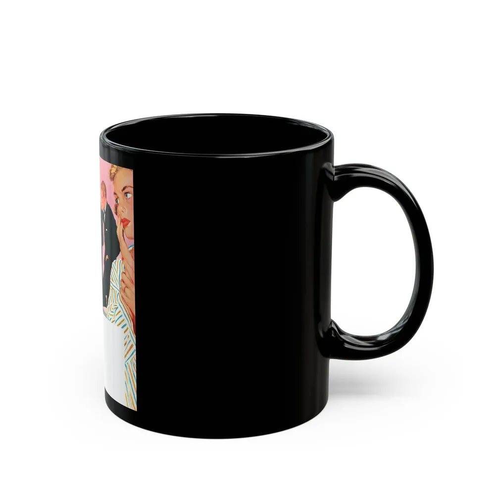 Eloise by Sheila Sibley, Woman Own magazine, 1957 - Black Coffee Mug-Go Mug Yourself