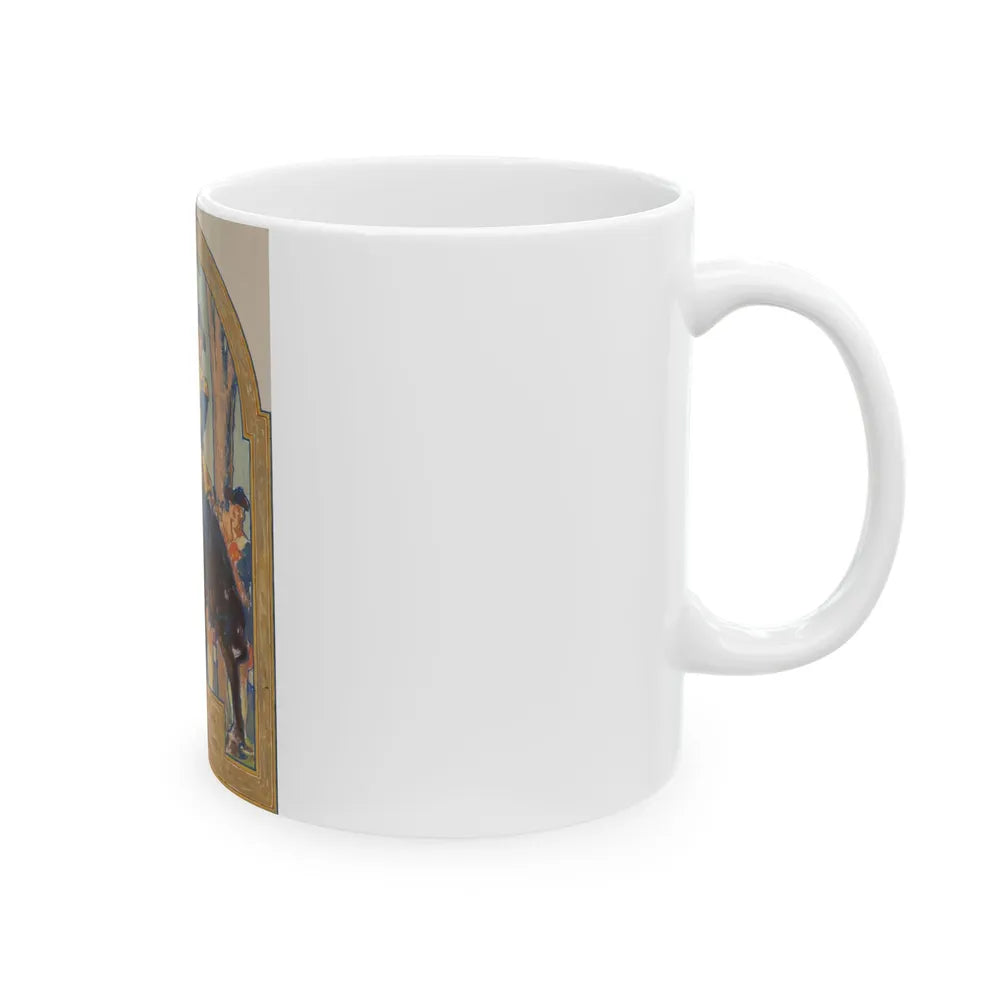 General Washington, magazine cover study - White Coffee Mug-Go Mug Yourself