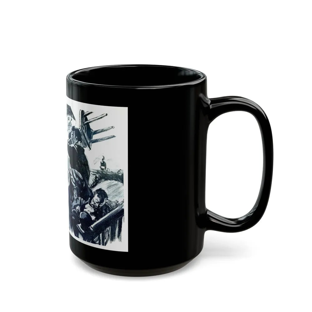 Crazy To Fight, Liberty magazine, May 18, 1935 - Black Coffee Mug-Go Mug Yourself