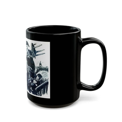 Crazy To Fight, Liberty magazine, May 18, 1935 - Black Coffee Mug-Go Mug Yourself