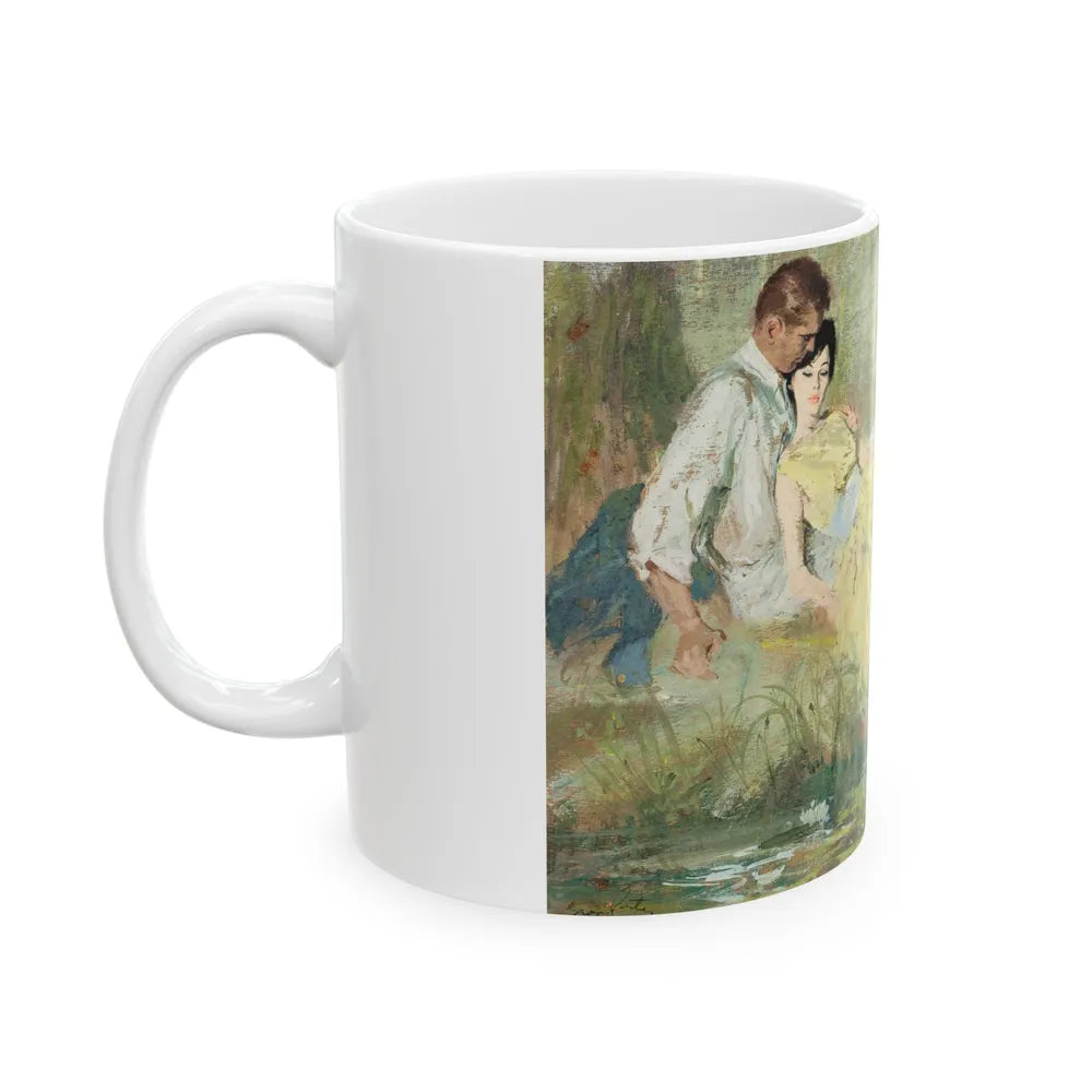 Cosmopolitan magazine illustration - White Coffee Mug-Go Mug Yourself