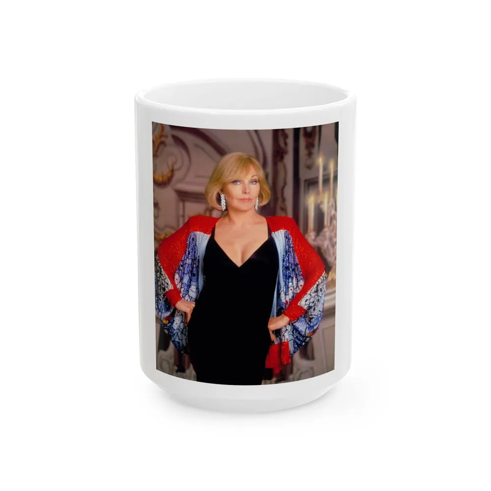 Kim Novak #324 (Vintage Female Icon) White Coffee Mug-15oz-Go Mug Yourself