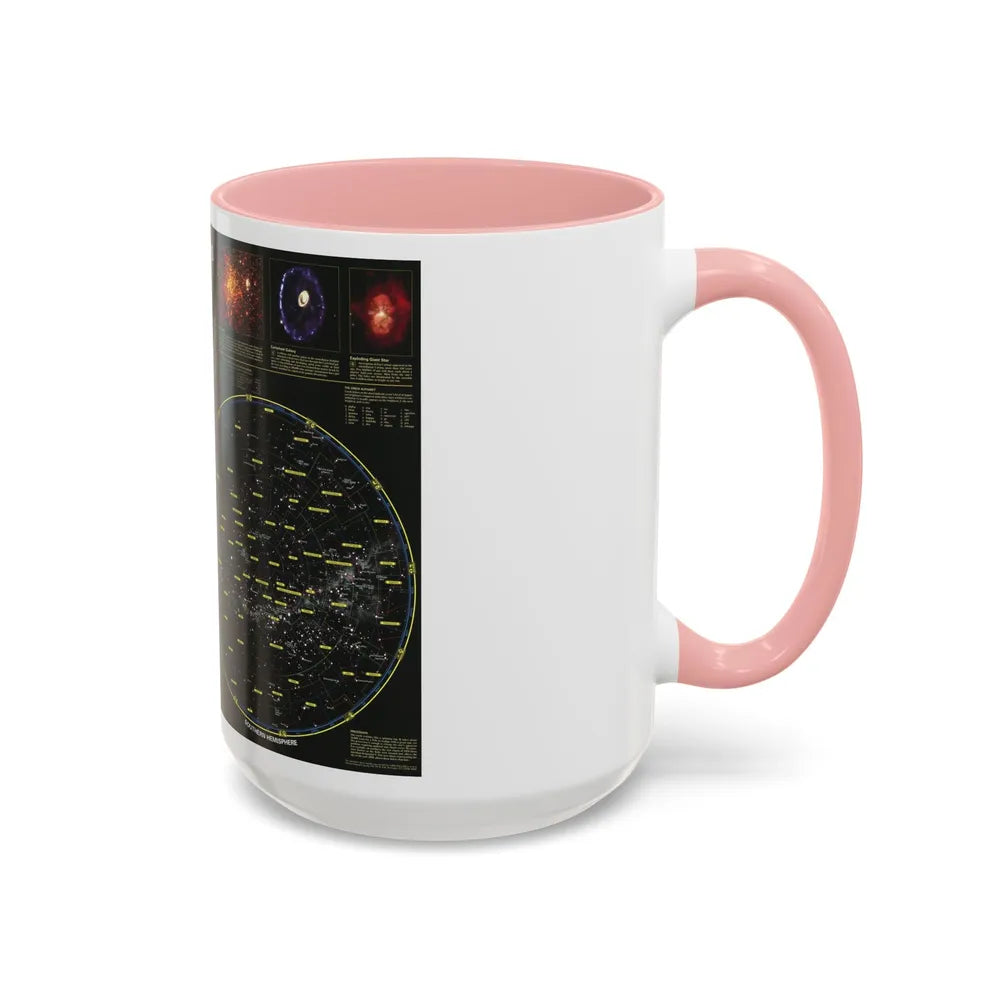 Heavens, The (1995) (Map) Accent Coffee Mug-Go Mug Yourself